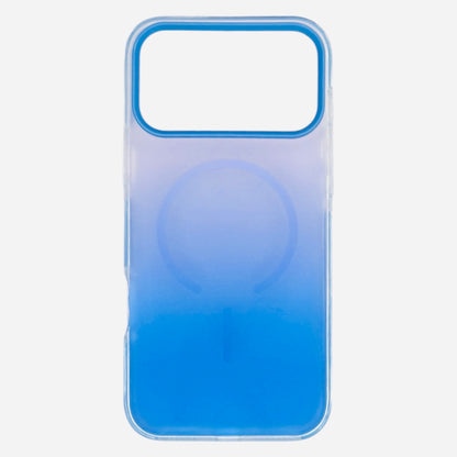 Gradient Blue Clear iPhone Case