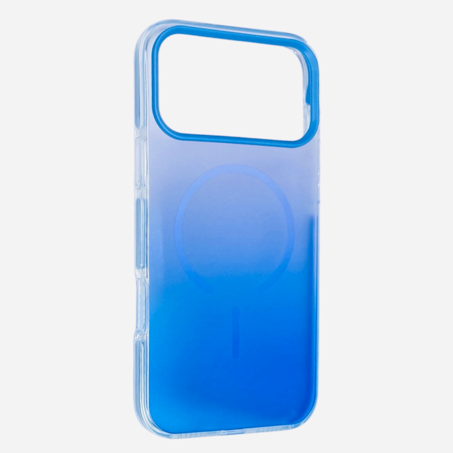 Gradient Blue Clear iPhone Case