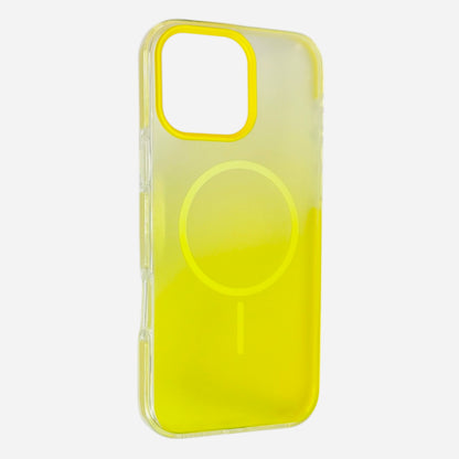 Yellow Gradient Clear Case for iPhone