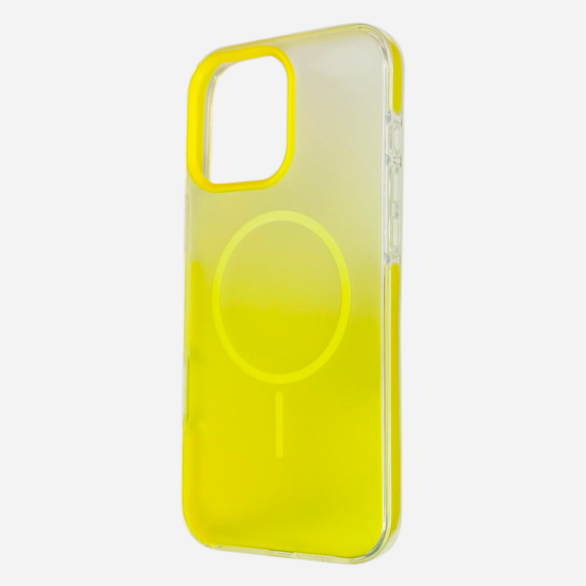 Yellow Gradient Clear Case for iPhone