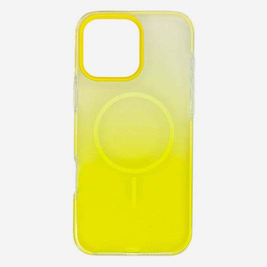 Yellow Gradient Clear Case for iPhone