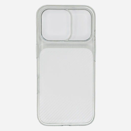 Crystal Clear Carbon Texture Case for iPhone