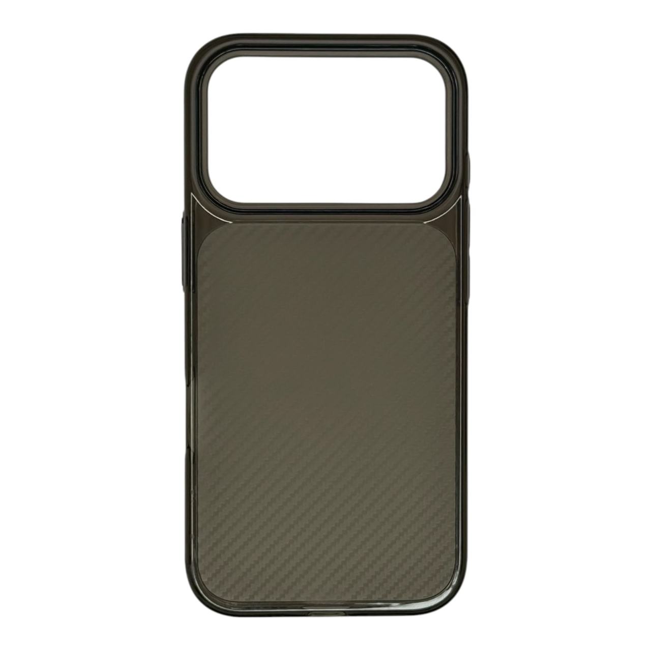Carbon Fiber Textured iPhone Case with Glossy Frame*6