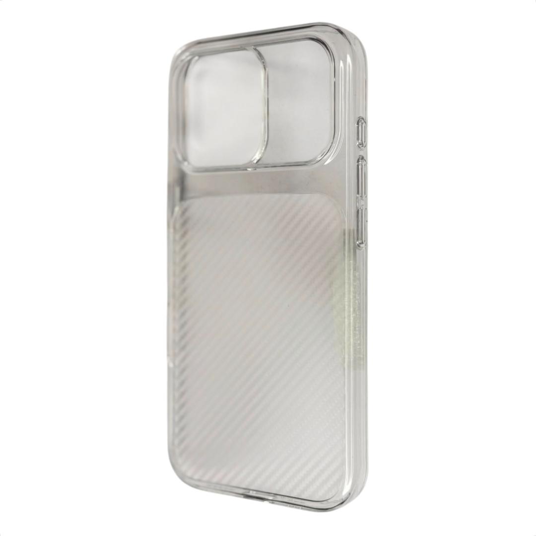 Clear Carbon Fiber Textured iPhone Case