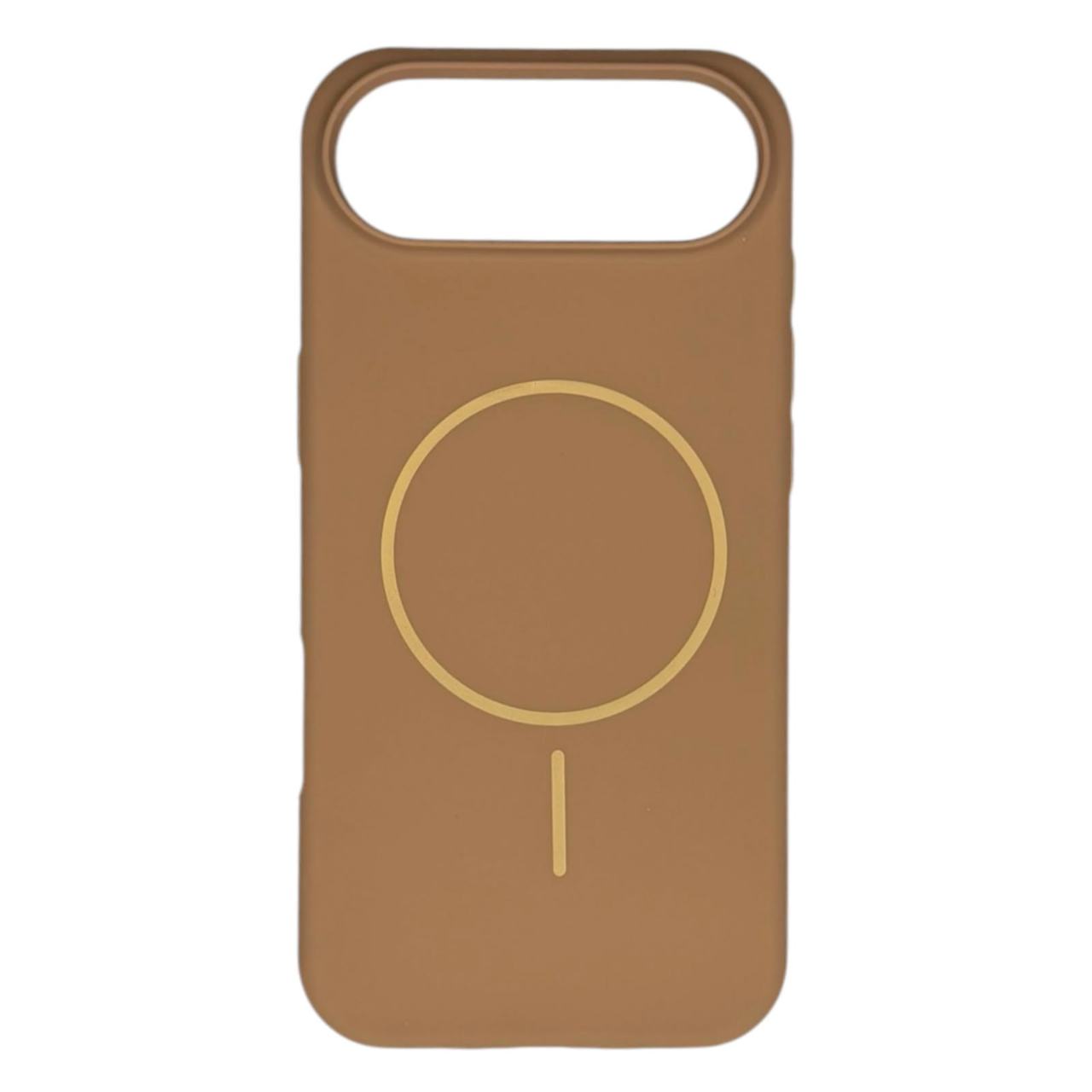 Coffee Brown Silicone Case for iPhone Air