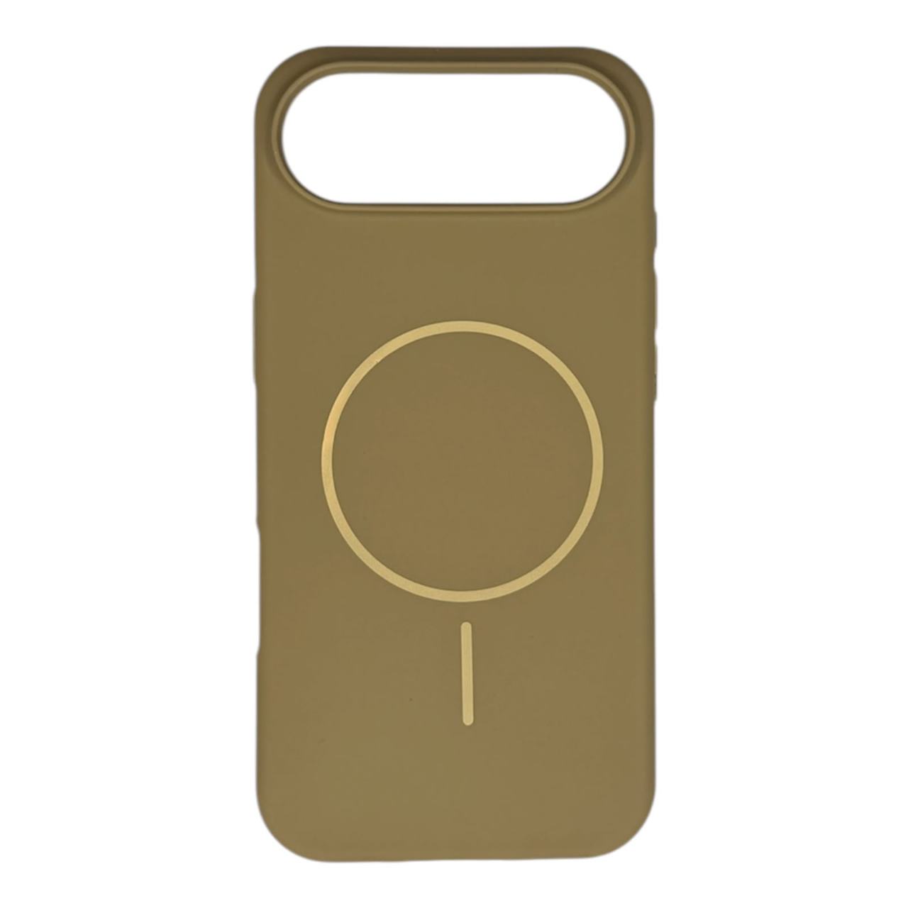 Olive Brown Silicone Case for iPhone Air