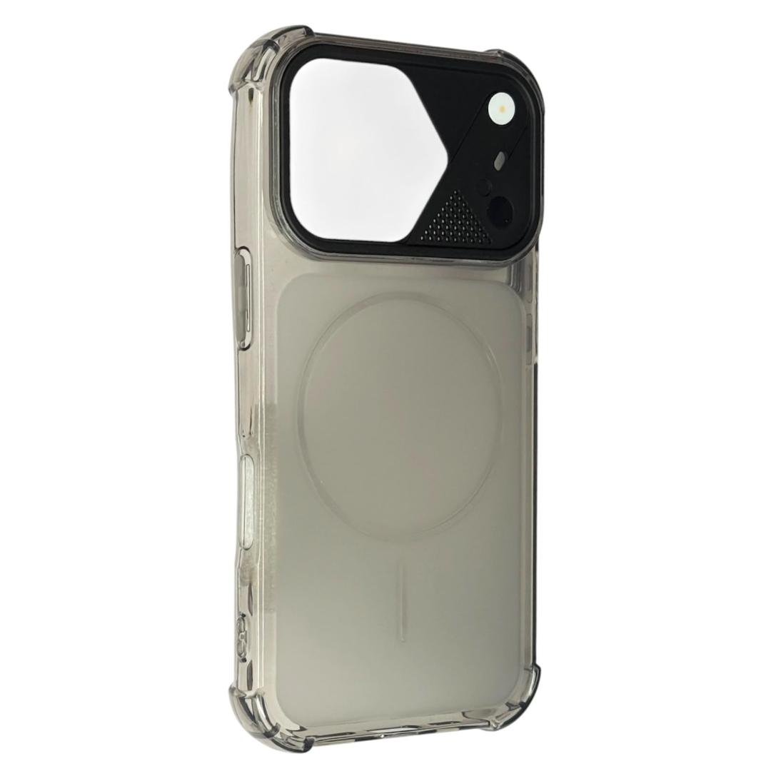 Smoke Black Shockproof iPhone Case with Reinforced Corners