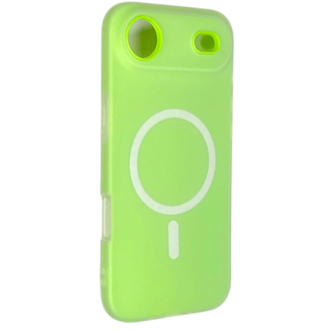 Translucent Green Silicone Case for iPhone Air