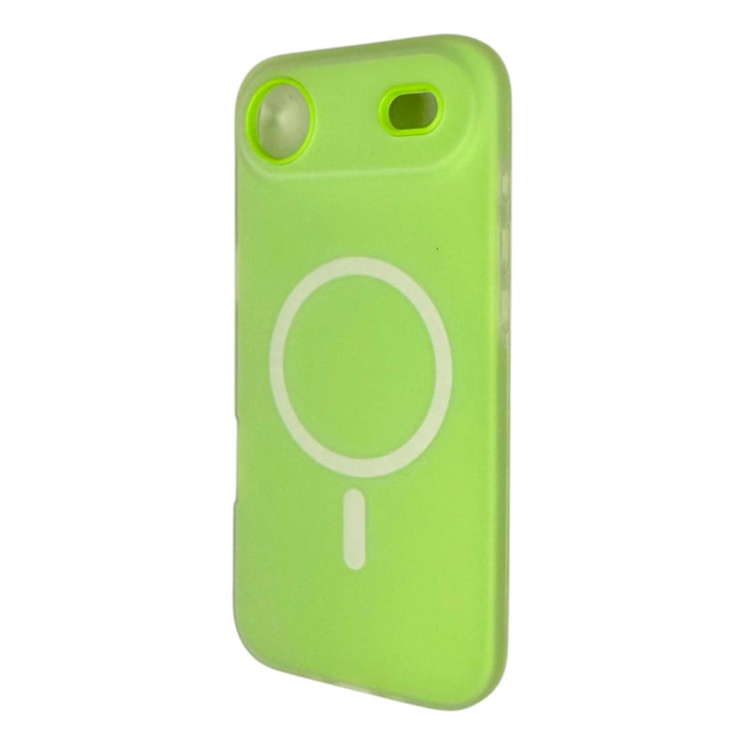 Translucent Green Silicone Case for iPhone Air