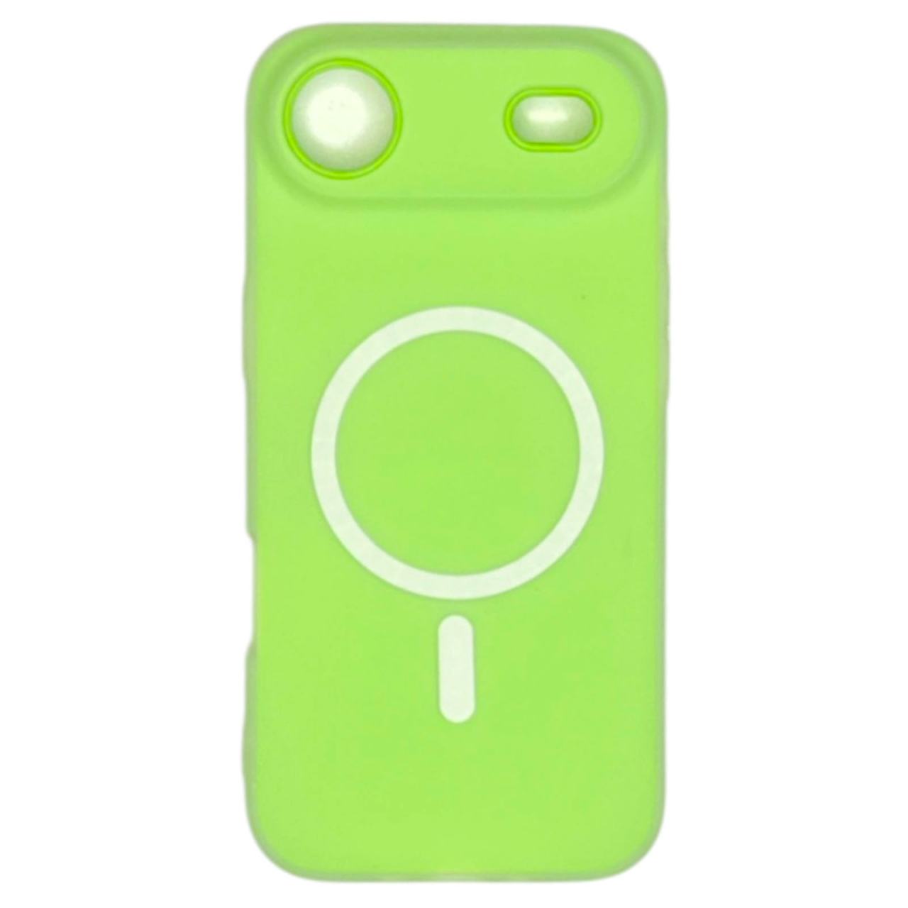 Translucent Green Silicone Case for iPhone Air